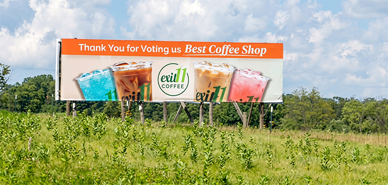 Billboard exit 11 2 Washington, MO web designer, photographer, videographer, SEO, and ecommerce service provider